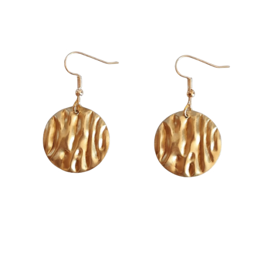 Boucles d'oreilles clip dorées vintage Napier - France
